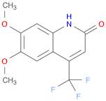 2(1H)-Quinolinone, 6,7-dimethoxy-4-(trifluoromethyl)-