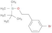 Benzene, 1-bromo-3-[2-[[(1,1-dimethylethyl)dimethylsilyl]oxy]ethyl]-