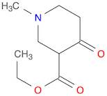 3-Piperidinecarboxylic acid, 1-methyl-4-oxo-, ethyl ester