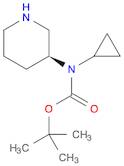 Carbamic acid, cyclopropyl-(3S)-3-piperidinyl-, 1,1-dimethylethyl ester (9CI)