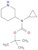 Carbamic acid, cyclopropyl-3-piperidinyl-, 1,1-dimethylethyl ester (9CI)