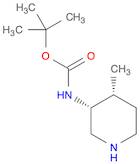 Carbamic acid, [(3R,4R)-4-methyl-3-piperidinyl]-, 1,1-dimethylethyl ester (9CI)