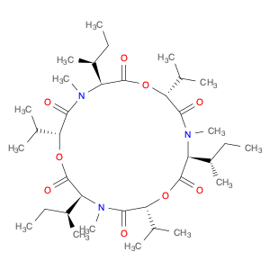 Cyclo[(2R)-2-hydroxy-3-methylbutanoyl-N-methyl-L-isoleucyl-(2R)-2-hydroxy-3-methylbutanoyl-N-methy…