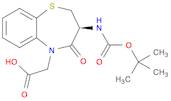 1,5-Benzothiazepine-5(2H)-acetic acid, 3-[[(1,1-dimethylethoxy)carbonyl]amino]-3,4-dihydro-4-oxo-,…