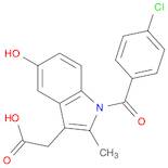 1H-Indole-3-acetic acid, 1-(4-chlorobenzoyl)-5-hydroxy-2-methyl-