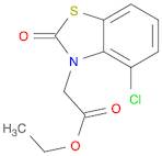 3(2H)-Benzothiazoleacetic acid, 4-chloro-2-oxo-, ethyl ester