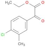 Benzeneacetic acid, 4-chloro-3-methyl-α-oxo-, ethyl ester