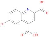 2,4-Quinolinedicarboxylic acid, 6-bromo-