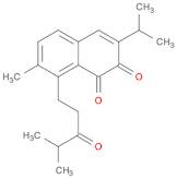 1,2-Naphthalenedione, 7-methyl-3-(1-methylethyl)-8-(4-methyl-3-oxopentyl)-