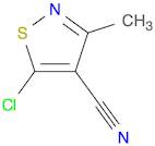 4-Isothiazolecarbonitrile, 5-chloro-3-methyl-