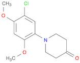 4-Piperidinone, 1-(5-chloro-2,4-dimethoxyphenyl)-