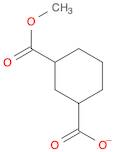 1,3-Cyclohexanedicarboxylic acid, 1-methyl ester