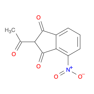 1H-Indene-1,3(2H)-dione, 2-acetyl-4-nitro-