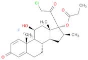 Pregna-1,4-diene-3,20-dione, 21-chloro-9-fluoro-11-hydroxy-16-methyl-17-(1-oxopropoxy)-, (11β,16β)-