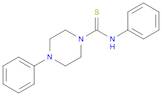 1-Piperazinecarbothioamide, N,4-diphenyl-