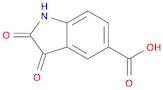 1H-Indole-5-carboxylic acid, 2,3-dihydro-2,3-dioxo-