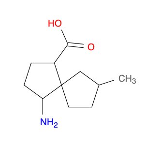 Spiro[4.4]nonane-1-carboxylic acid, 4-amino-7-methyl-
