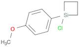 Silacyclobutane, 1-chloro-1-(4-methoxyphenyl)-