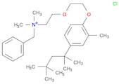 Benzenemethanaminium, N,N-dimethyl-N-[2-[2-[methyl-4-(1,1,3,3-tetramethylbutyl)phenoxy]ethoxy]ethy…