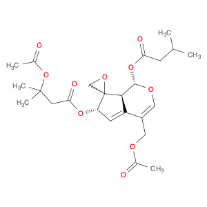 Butanoic acid, 3-(acetyloxy)-3-methyl-, (1S,2'R,6S,7aS)-4-[(acetyloxy)methyl]-6,7a-dihydro-1-(3-me…