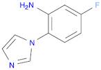 Benzenamine, 5-fluoro-2-(1H-imidazol-1-yl)-