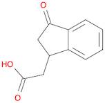 1H-Indene-1-acetic acid, 2,3-dihydro-3-oxo-