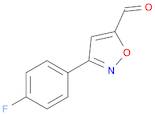 5-Isoxazolecarboxaldehyde, 3-(4-fluorophenyl)-