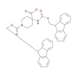 1,4-Piperidinedicarboxylic acid, 4-[[(9H-fluoren-9-ylmethoxy)carbonyl]amino]-, 1-(9H-fluoren-9-ylm…