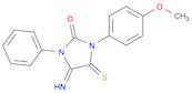 2-Imidazolidinone, 4-imino-1-(4-methoxyphenyl)-3-phenyl-5-thioxo-