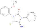 2-Imidazolidinone, 4-imino-1-(2-methoxyphenyl)-3-phenyl-5-thioxo-