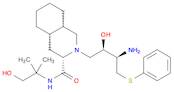 3-Isoquinolinecarboxamide, 2-[(2R,3R)-3-amino-2-hydroxy-4-(phenylthio)butyl]decahydro-N-(2-hydro...