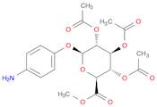 β-D-Glucopyranosiduronic acid, 4-aminophenyl, methyl ester, 2,3,4-triacetate