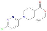 4-Piperidinecarboxylic acid, 1-(6-chloro-3-pyridazinyl)-, ethyl ester