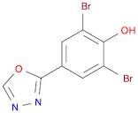 Phenol, 2,6-dibromo-4-(1,3,4-oxadiazol-2-yl)-