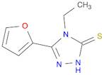 3H-1,2,4-Triazole-3-thione, 4-ethyl-5-(2-furanyl)-2,4-dihydro-