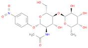 β-D-Glucopyranoside, 4-nitrophenyl 2-(acetylamino)-2-deoxy-4-O-(6-deoxy-α-L-galactopyranosyl)-