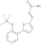 2-Propenoic acid, 3-[5-[2-(trifluoromethoxy)phenyl]-2-furanyl]-