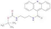 Carbamic acid, [3-[(9-acridinylcarbonyl)amino]propyl]-, 1,1-dimethylethyl ester (9CI)