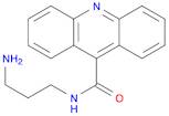 9-Acridinecarboxamide, N-(3-aminopropyl)-