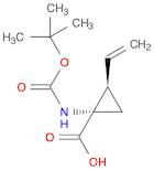 Cyclopropanecarboxylic acid, 1-[[(1,1-dimethylethoxy)carbonyl]amino]-2-ethenyl-, (1S,2R)-