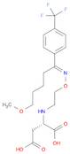 Aspartic acid, N-[2-[[(E)-[5-methoxy-1-[4-(trifluoromethyl)phenyl]pentylidene]amino]oxy]ethyl]-