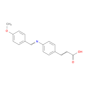 2-Propenoic acid, 3-[4-[[(4-methoxyphenyl)methylene]amino]phenyl]-