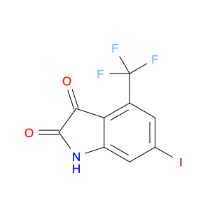 1H-Indole-2,3-dione, 6-iodo-4-(trifluoromethyl)-