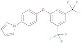 1H-Pyrrole, 1-[4-[3,5-bis(trifluoromethyl)phenoxy]phenyl]-