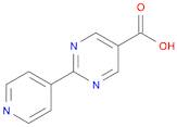 5-Pyrimidinecarboxylic acid, 2-(4-pyridinyl)-