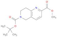 1,6-Naphthyridine-2,6(5H)-dicarboxylic acid, 7,8-dihydro-, 6-(1,1-dimethylethyl) 2-methyl ester