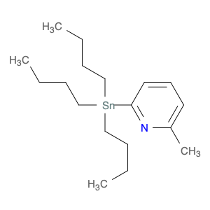 Pyridine, 2-methyl-6-(tributylstannyl)-