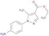 1H-Pyrazole-4-carboxylic acid, 1-(4-aminophenyl)-5-methyl-, ethyl ester