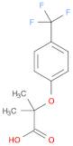 Propanoic acid, 2-methyl-2-[4-(trifluoromethyl)phenoxy]-