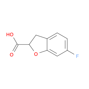 2-Benzofurancarboxylic acid, 6-fluoro-2,3-dihydro-